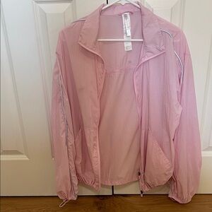 Fabletics Light Pink Bomber Jacket